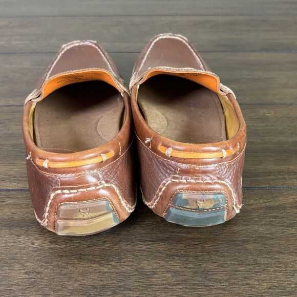 Trask Derek Brown Leather Moccasins Slip On Shoes 30-0516 Men Size 9 M - Picture 4 of 7